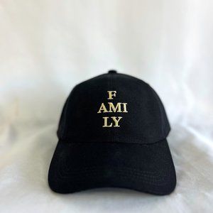Ami Paris "fAMIly" Baseball cap, Black
